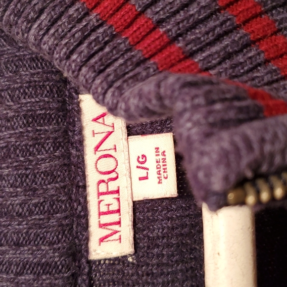 Men's zip up Cardigan w pockets - Picture 2 of 5